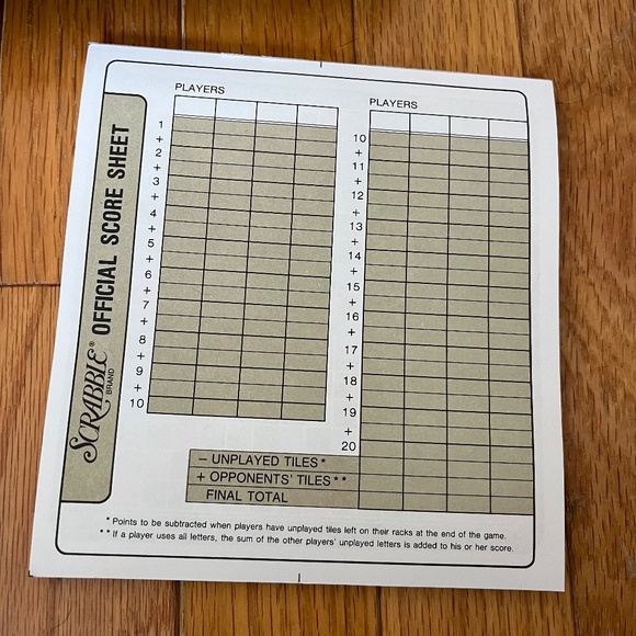 Vintage 80s Scrabble Deluxe Edition - Picture 11 of 12